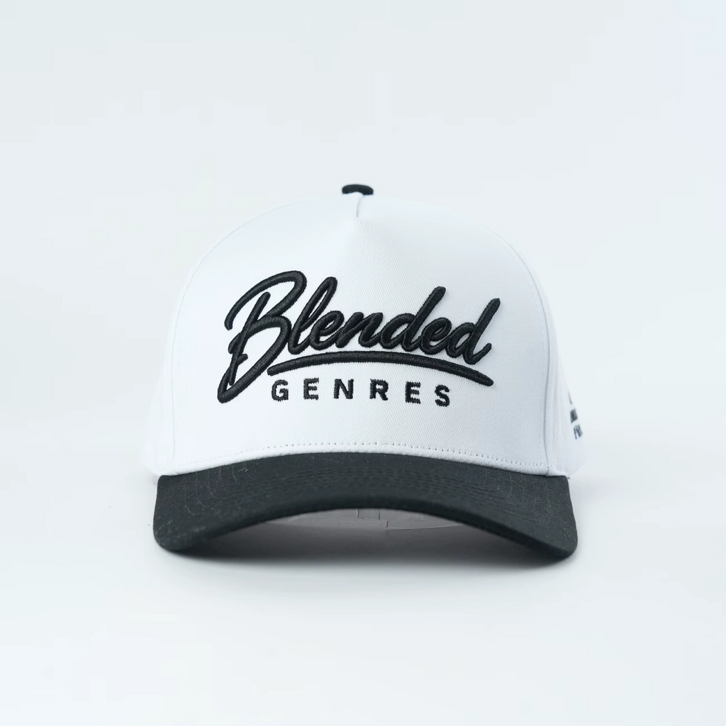 Blended Genres Signature Snapback – White/Black