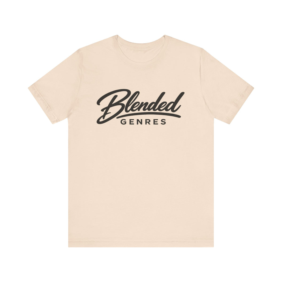 Blended Genres Signature Tee – Cream