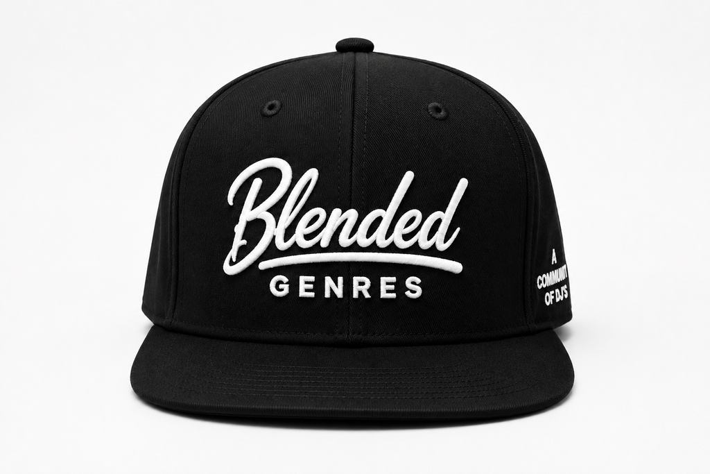Blended Genres Signature Snapback – Black